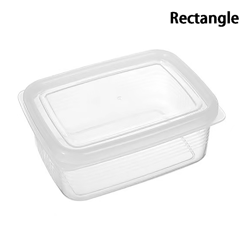 Đông lạnh thịt lưu trữ hộp di động tủ lạnh trái cây rau tươi giữ tổ chức hộp trong suốt pho mát container nhà bếp