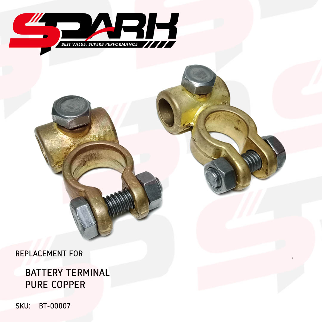 (2 PCS) Car Battery Terminal Battery Connector Heavy Duty 100 Pure