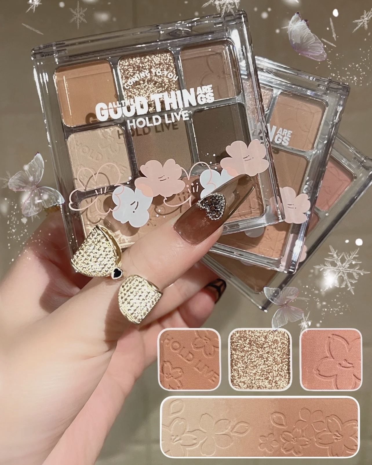 [HOLD LIVE] Bảng mắt 7 ô Hold Live Good Things (HL552)
