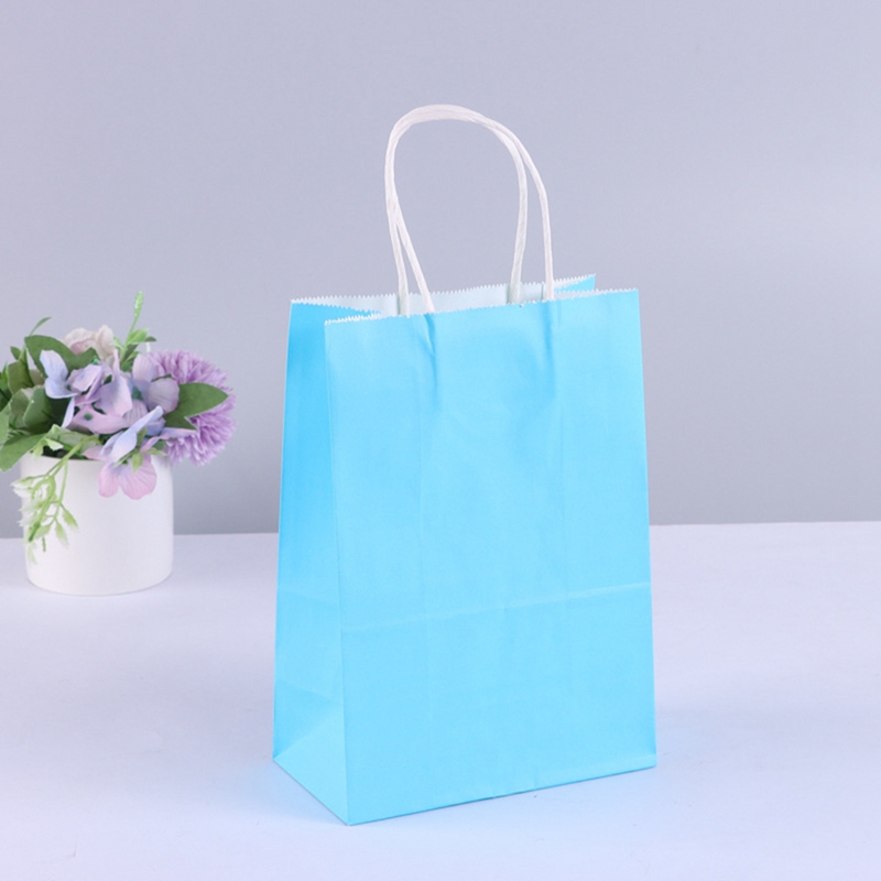 24PCS Paper Gift Bags with Handles 12 Assorted Rainbow Colors