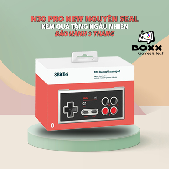 Tay cầm chơi game Bluetooth 8Bitdo Pro 2 cho Nintendo Switch, Windows, Mac, Điện thoại
