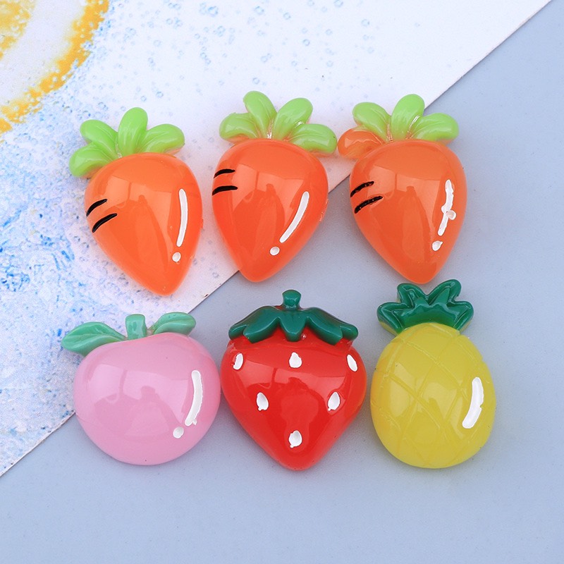 Charm Hình Trái Cây Trang Trí Slime