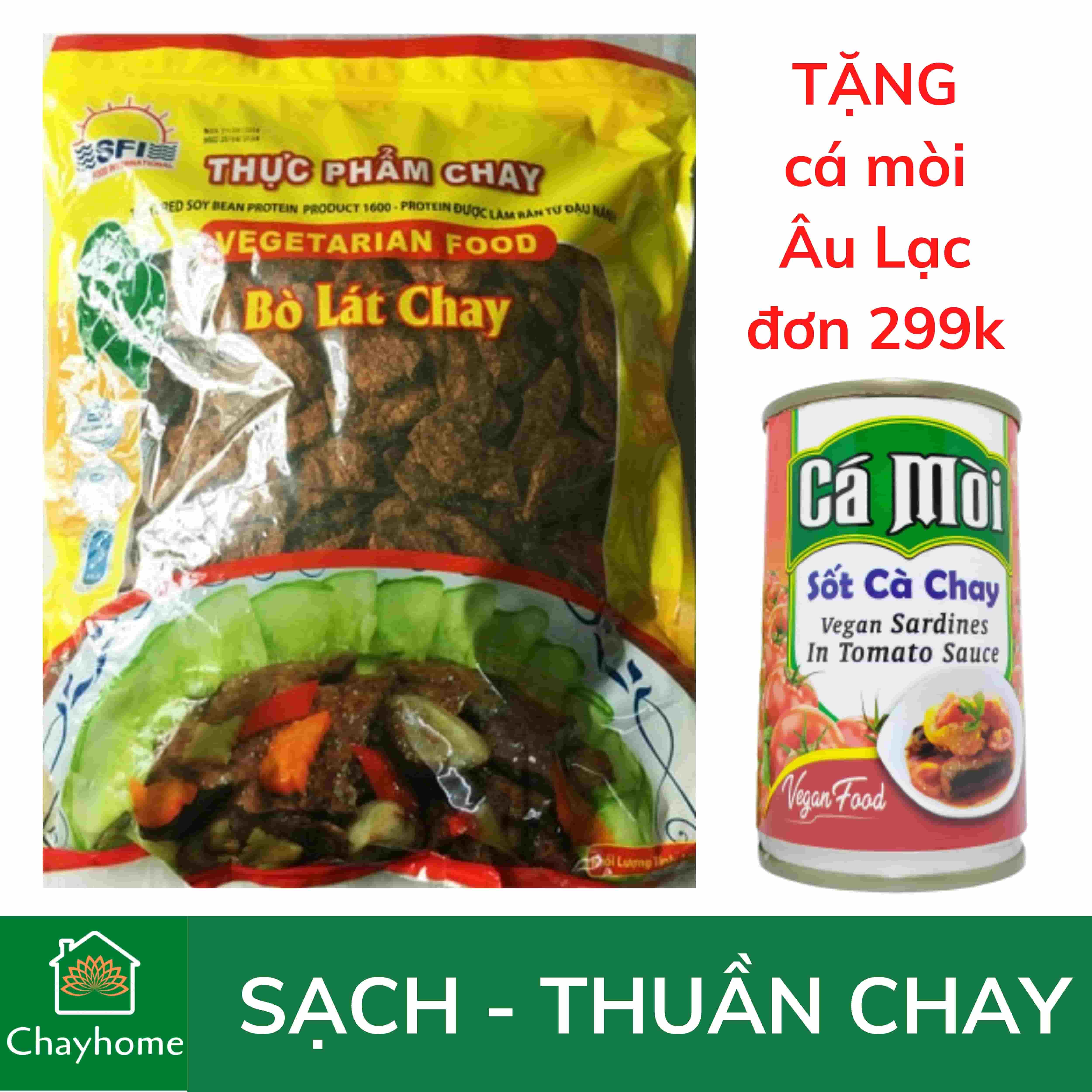 100g Bò Lát Chay Vegan- Thơm Mềm Thuần Chay - Thực Phẩm Chay Loan Vy + TẶNG Chả Lụa Chay Âu Lạc Đơn 399k