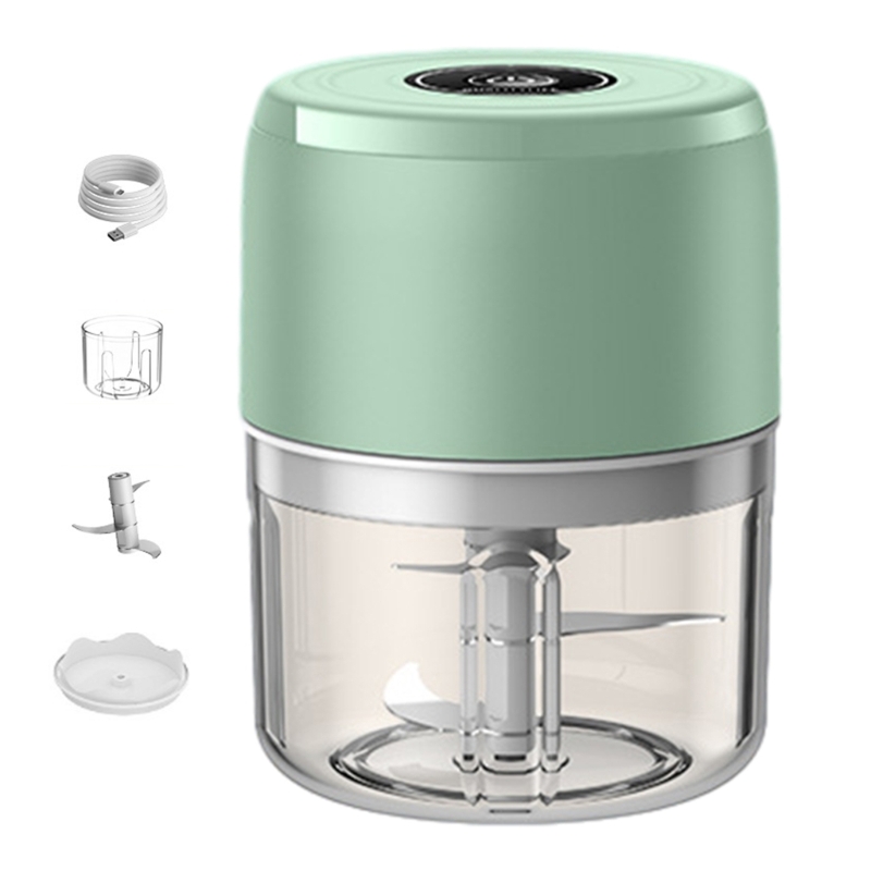✪【Haoo-Store】【Ready Stock】 Electric Kitchen Food Chopper Masher Crusher USB Meat Grinder Vegetable Chopper