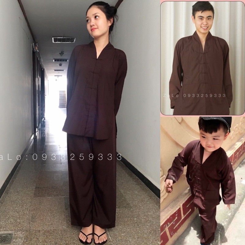 Đồ Lam Đi Chùa Cho Bé # La Hán # Đồ Bộ