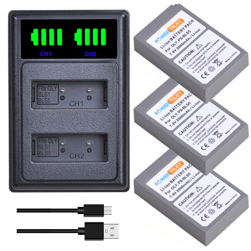 Bls-50 bls-5 pin cho olympus bút e-p7, om-d e-m10 đánh dấu iii s iii ii iv, m5 mark ⅲ, e-pl10, e-pl9, e-pl8, e-pl7, e-pl6