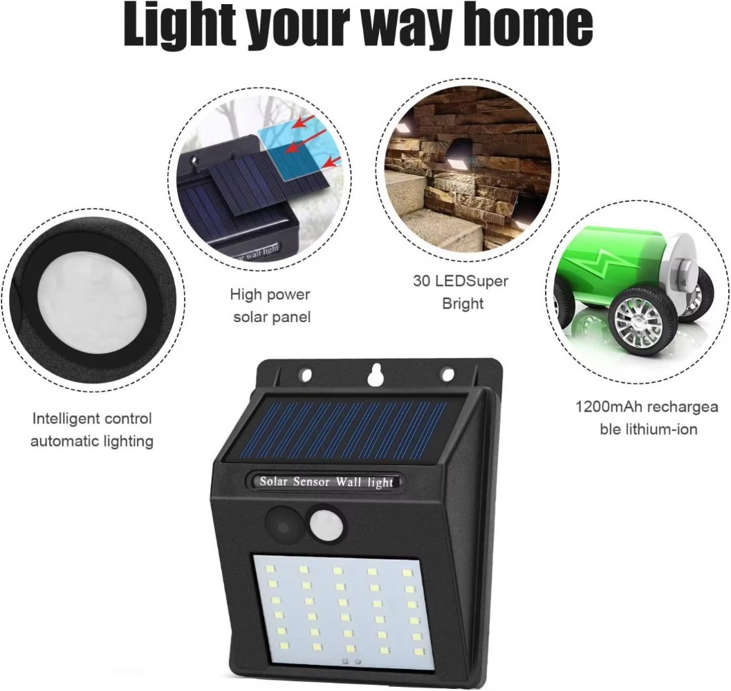 30%20LED%20Solar%20Wall%20Light%20Motion%20Sensor%20Outdoor%20Security%20Light%20%7C%20Waterproof%20IP65%20Wall%20Mounted%20Garden%20Yard%20Exterior%20Lamp%20-%20Image%204
