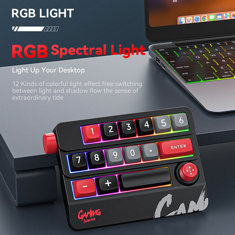 Mechanical Keypad 19 Key Macro Programmable Fully Hot Swappable ...