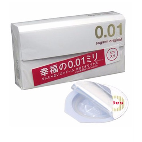 Bao cao su sagami 001 ( 1 hộp 5 cái )