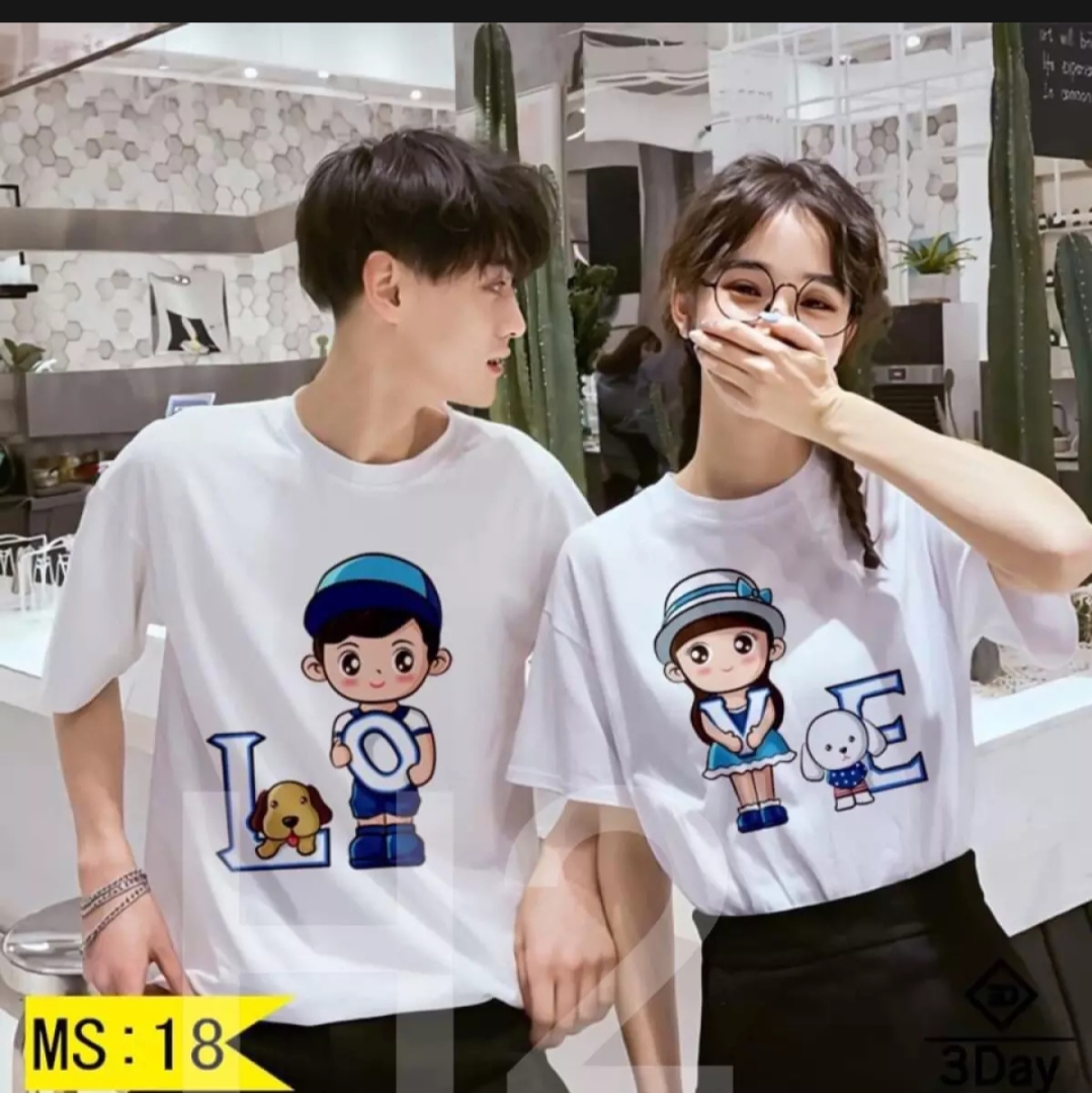 Áo thun cặp đôi ,áo thun nam nữ cam kết giống hình giá 1 áo