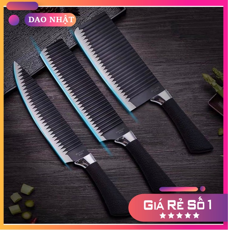 Bộ Dao Nhật chính hãng cao cấp 6 món Chống Dính Không gỉ sét