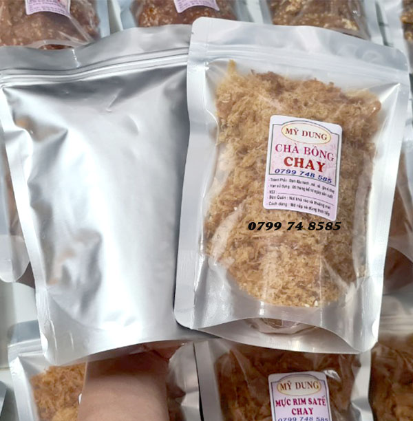 CHÀ BÔNG CHAY 200GR NHÀ LÀM Date 6 Tháng [ SẢN PHẨM ĐƯỢC RA LÒ MỖI NGÀY ]