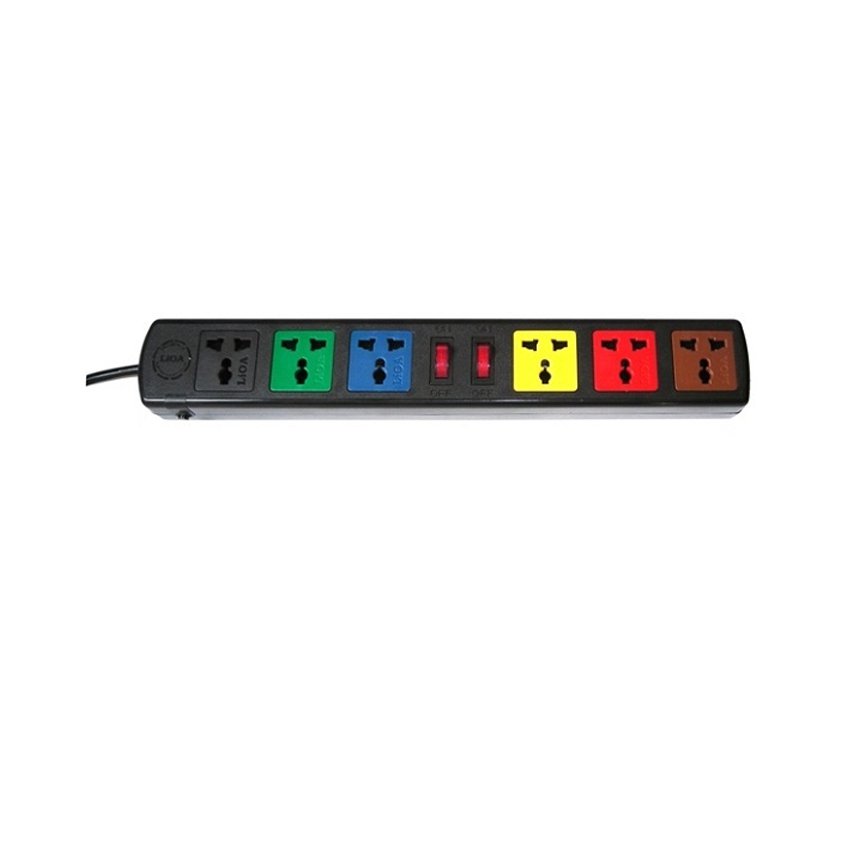 Ổ cắm kéo dài đa năng LiOA 6D52N (5m x 6 ổ cắm)