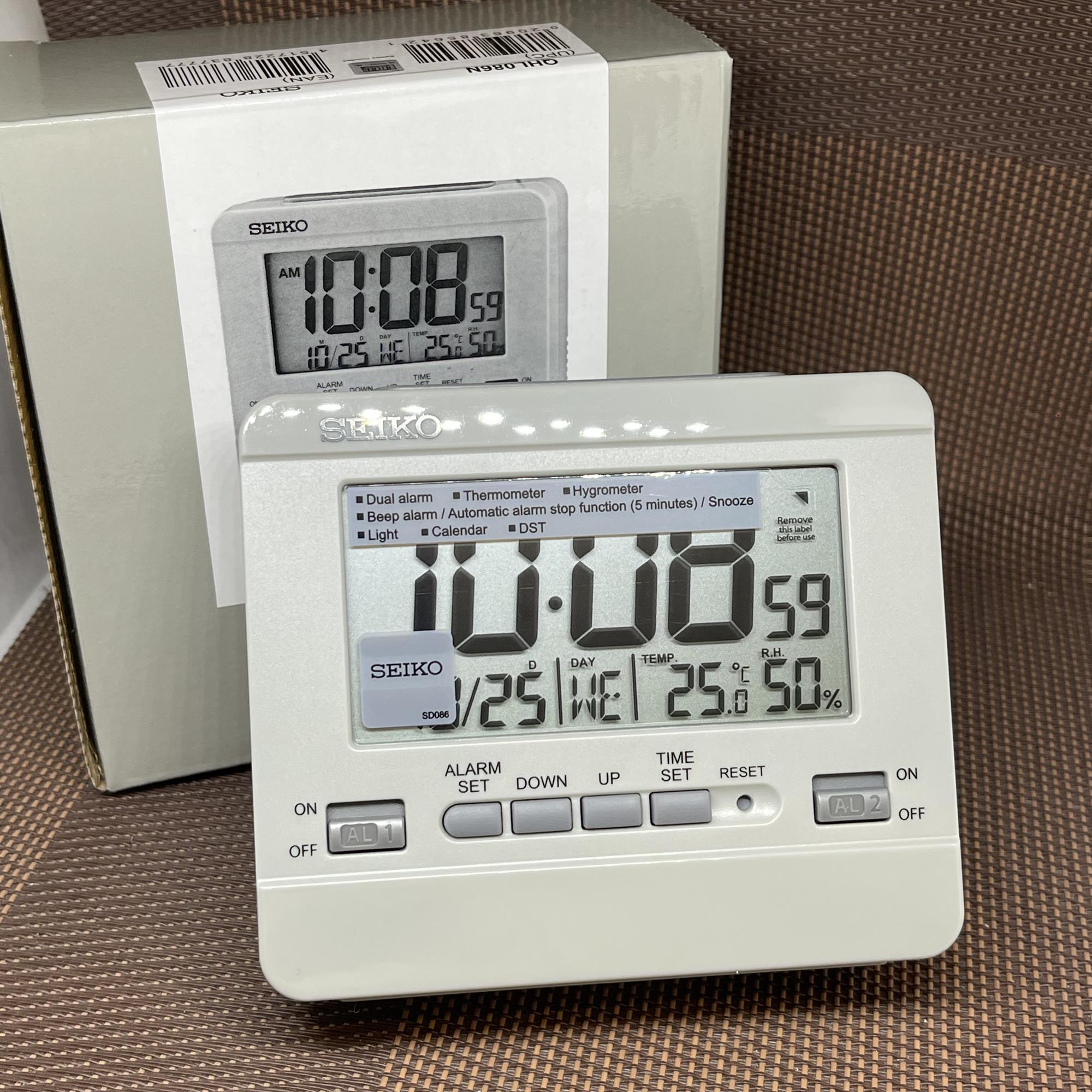seiko lcd alarm clock