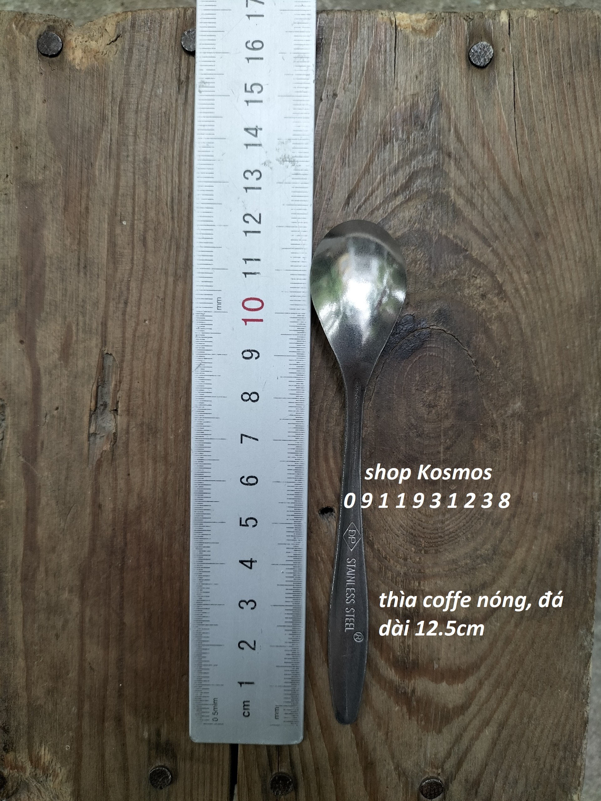 Muỗng Coffe Inox - Thìa Sinh Tố Inox ( Chất Dày, Bền Đẹp )
