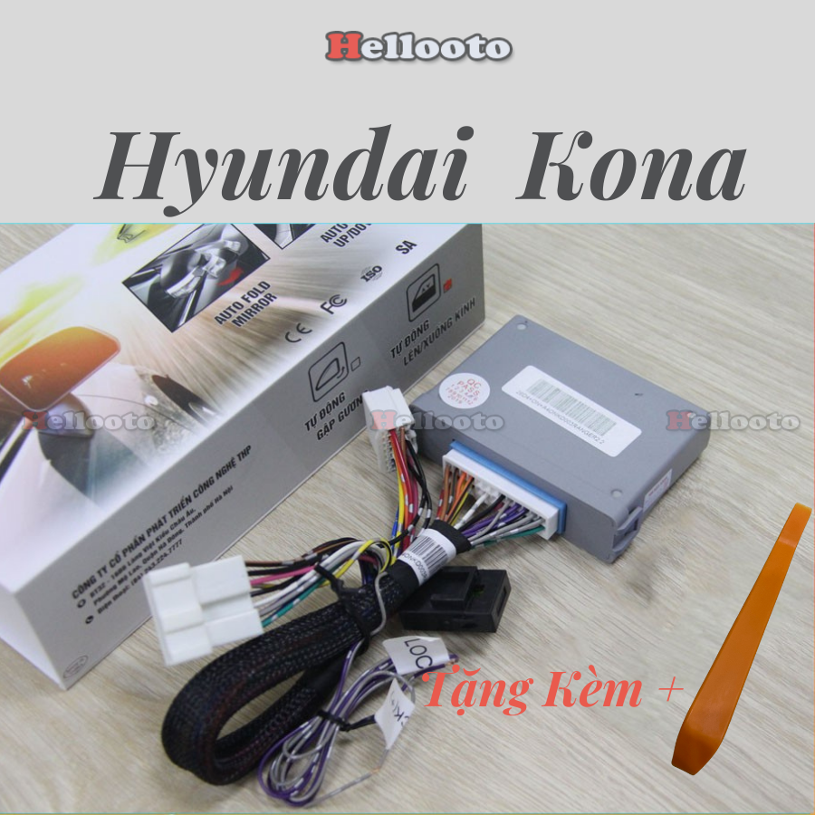 Modul tự động lên xuống kính, auto 1 chạm, chống kẹt kính xe Hyundai Kona 2018 2019 2020 2021 2022 ( tặng kèm thanh cậy nhựa) lắp đặt dễ dàng, sử dụng tiện lợi