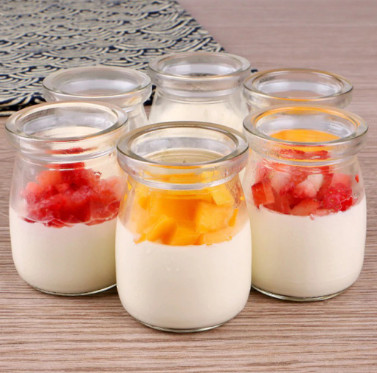 Combo 10 hũ sữa chua nhựa, thủy tinh 100ml 120ml 200ml