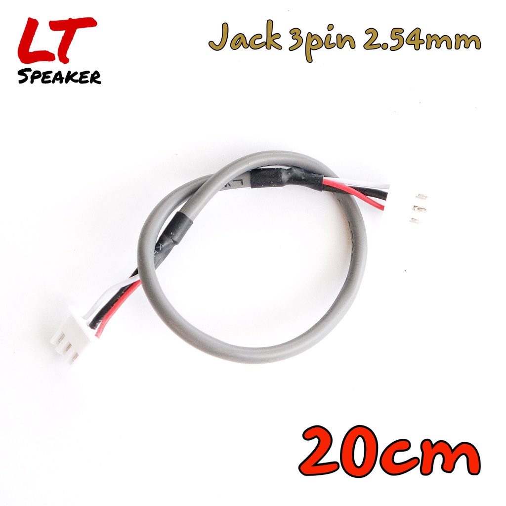 Jack tín hiệu PH2.54 3 Pin dài 10cm, 20cm, 30cm  LT Speaker