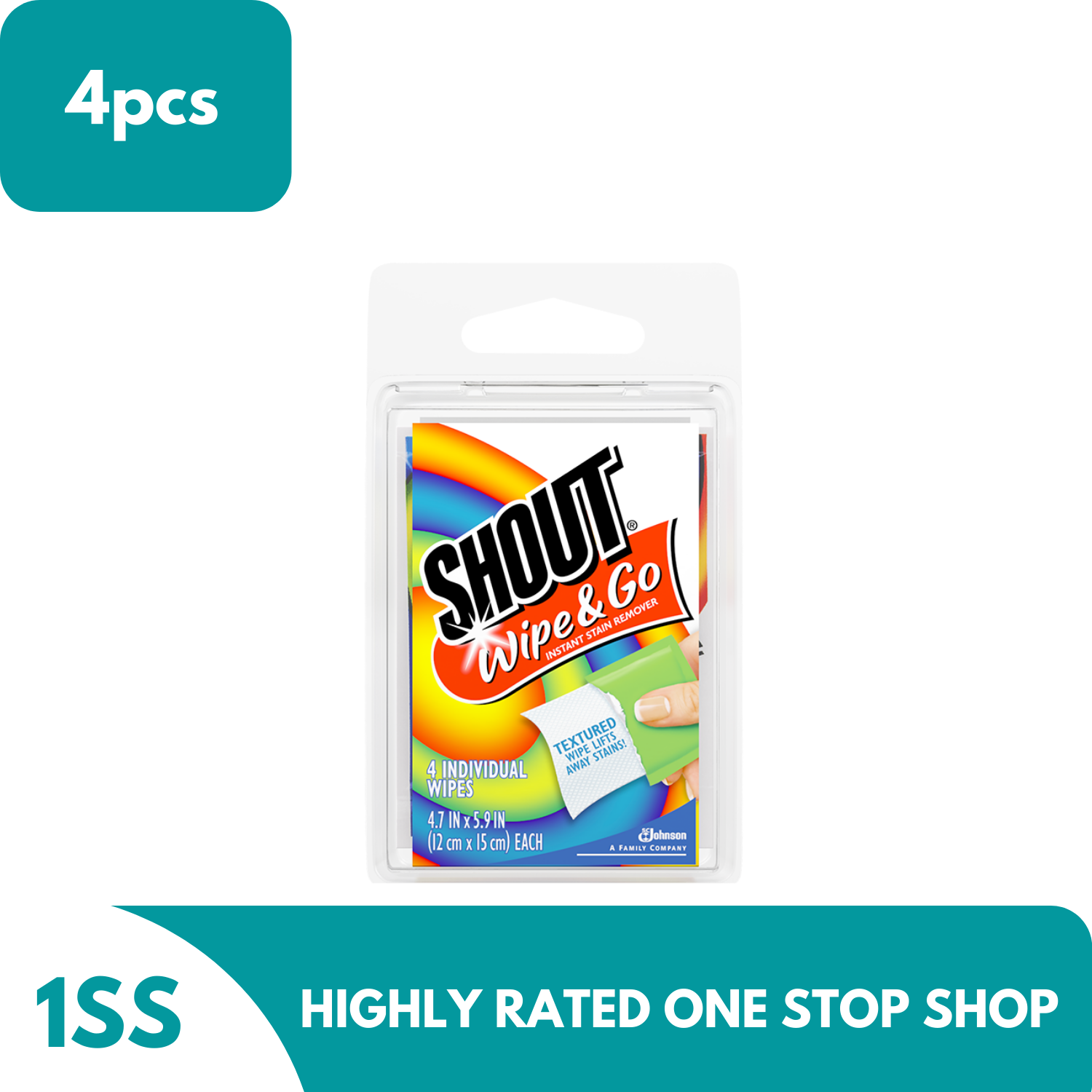 Shout Wipe & Go Instant Stain Remover 4s Lazada PH