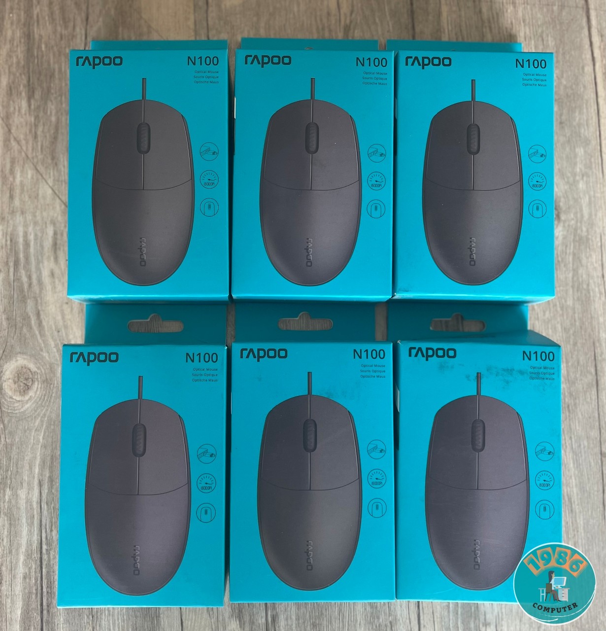 Chuột Có Dây Rapoo N100 Đen