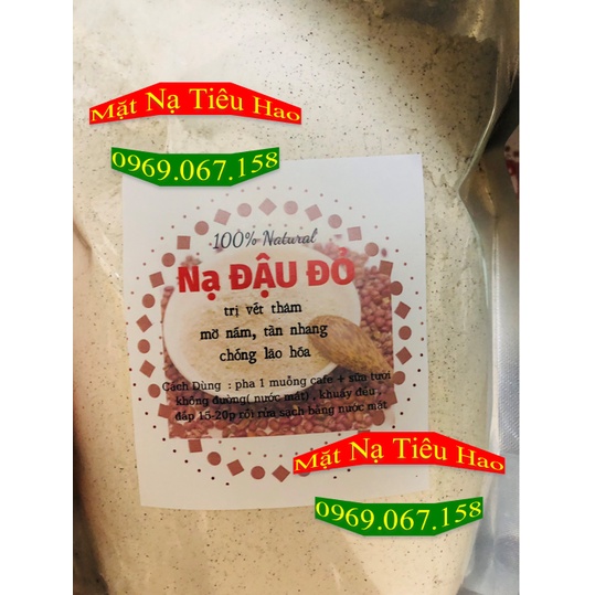 Bột đắp mặt nạ Đậu Đỏ collagen handmade 1kg