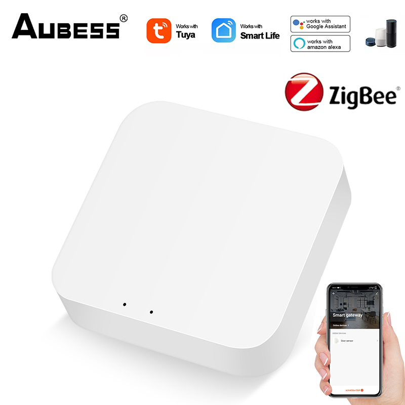 EL style Tuya Zigbee Bridge Smart Home Zigbee Gateway Hub Remote Control Zigbee Devices Via Smart Life APP Works with Alexa