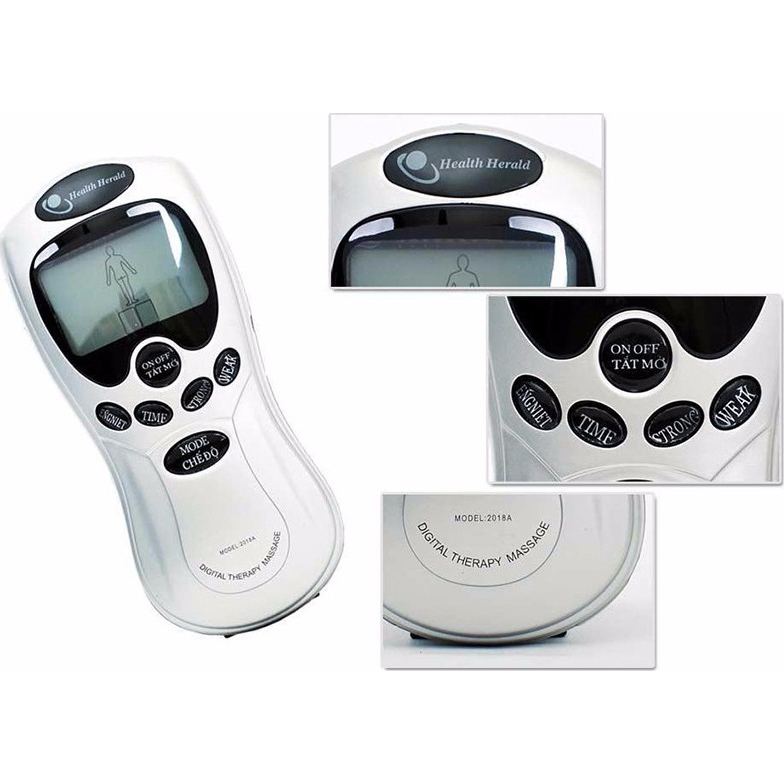 [FREESHIP] Máy Massage Trị Liệu Xung Điện 4 Miếng Dán Chăm Sóc Sức Khỏe.