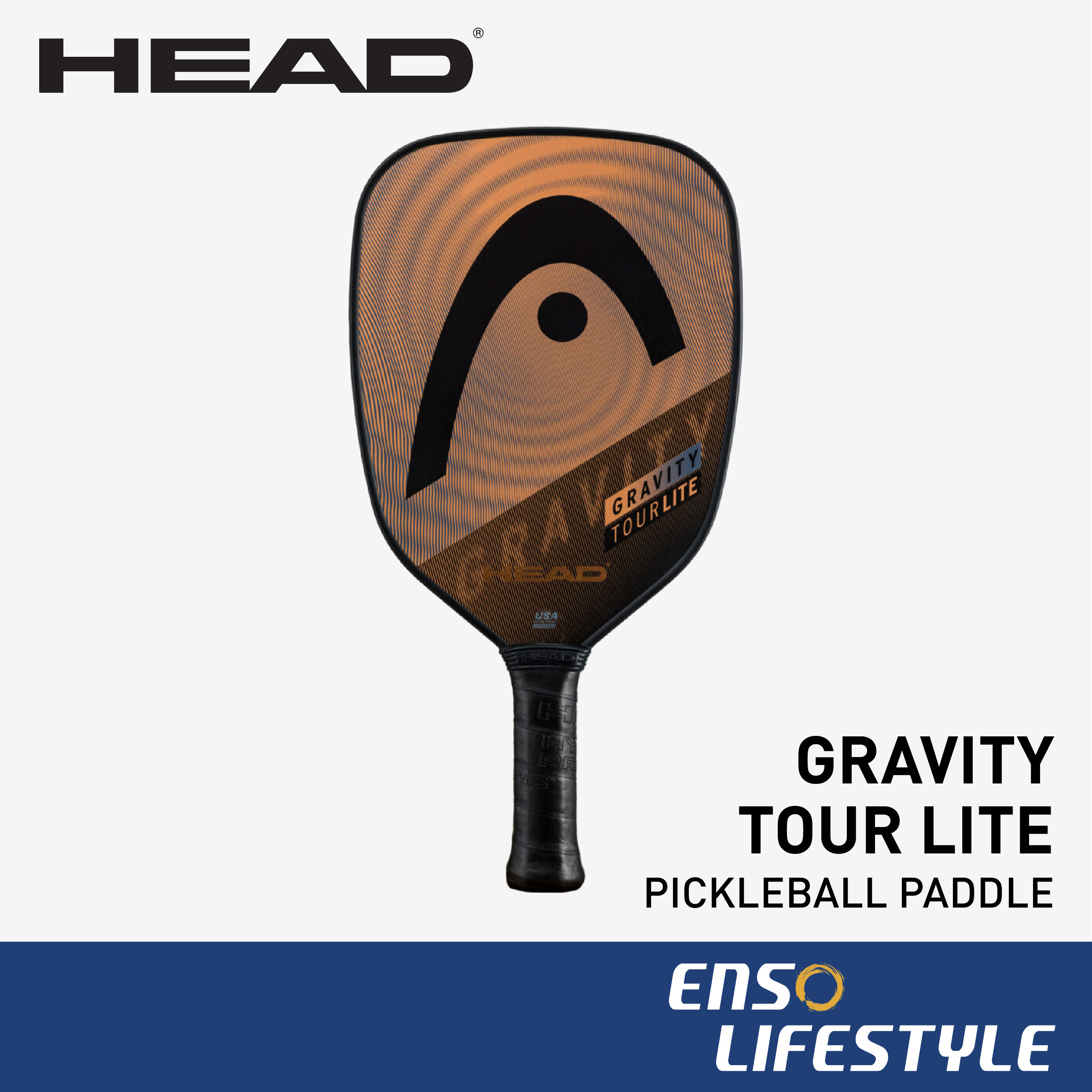 HEAD Pickleball Paddle Gravity Tour Lite 2023 [Enso Lifestyle] Lazada