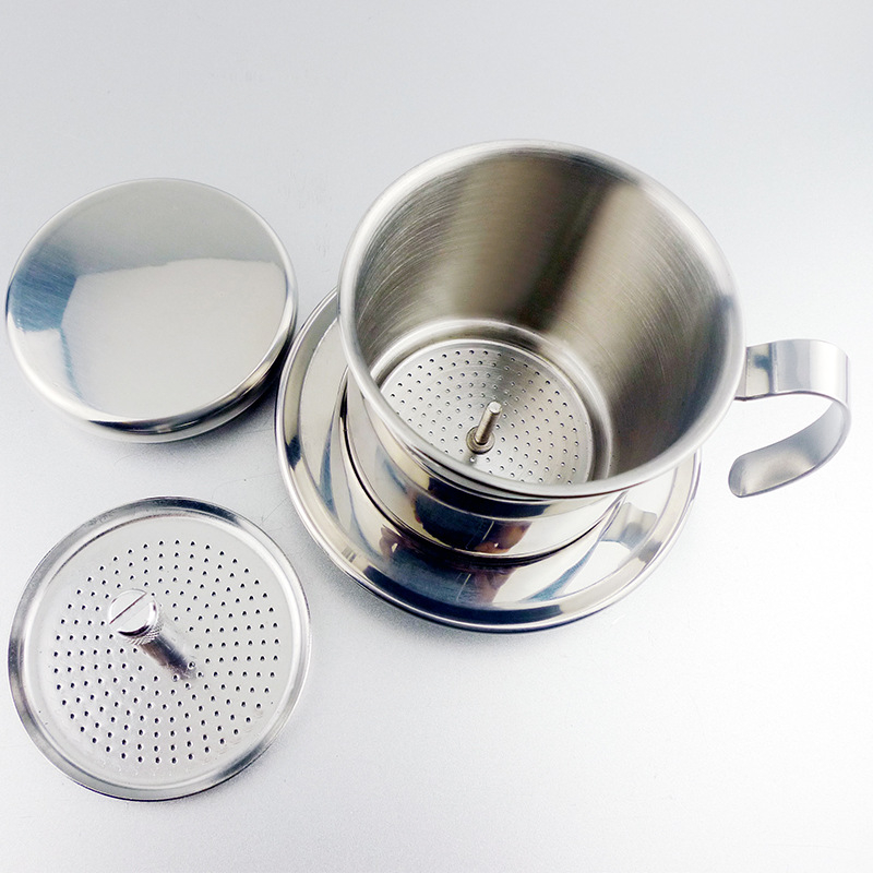 Phin pha cà phê inox 304 cao cấp ( phin cá nhân )  Dụng cụ barista