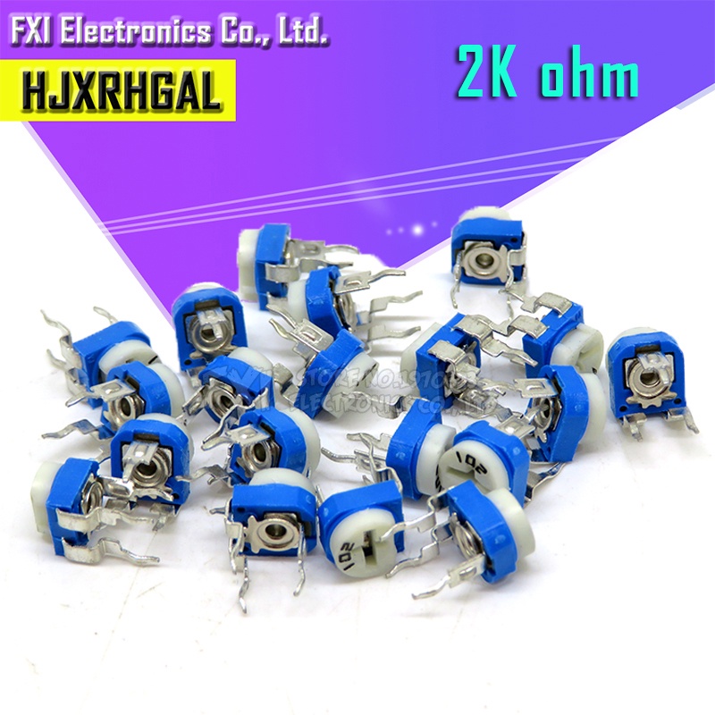 20pcs rm065 rm-065 2k ohm 202 rm065-202 trimpot trimmer potentiometer variable resistor integrated circuit