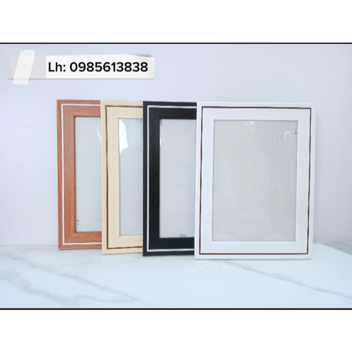 khung ảnh a3 (30x40) mặt mica mỏng chọn màu