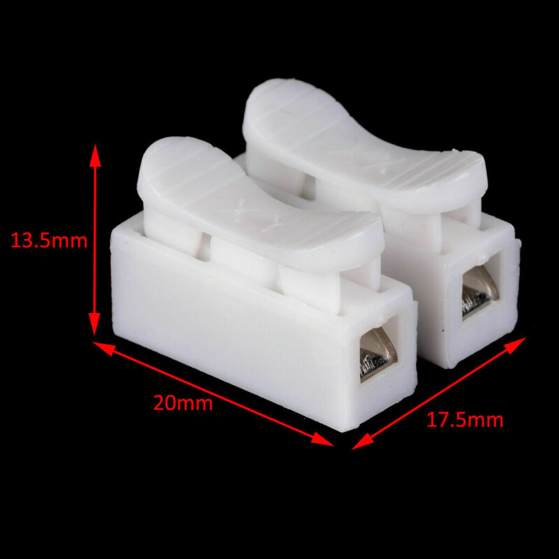 30pcs Self Locking Electrical Cable Connectors Quick Splice Lock Wire Terminals