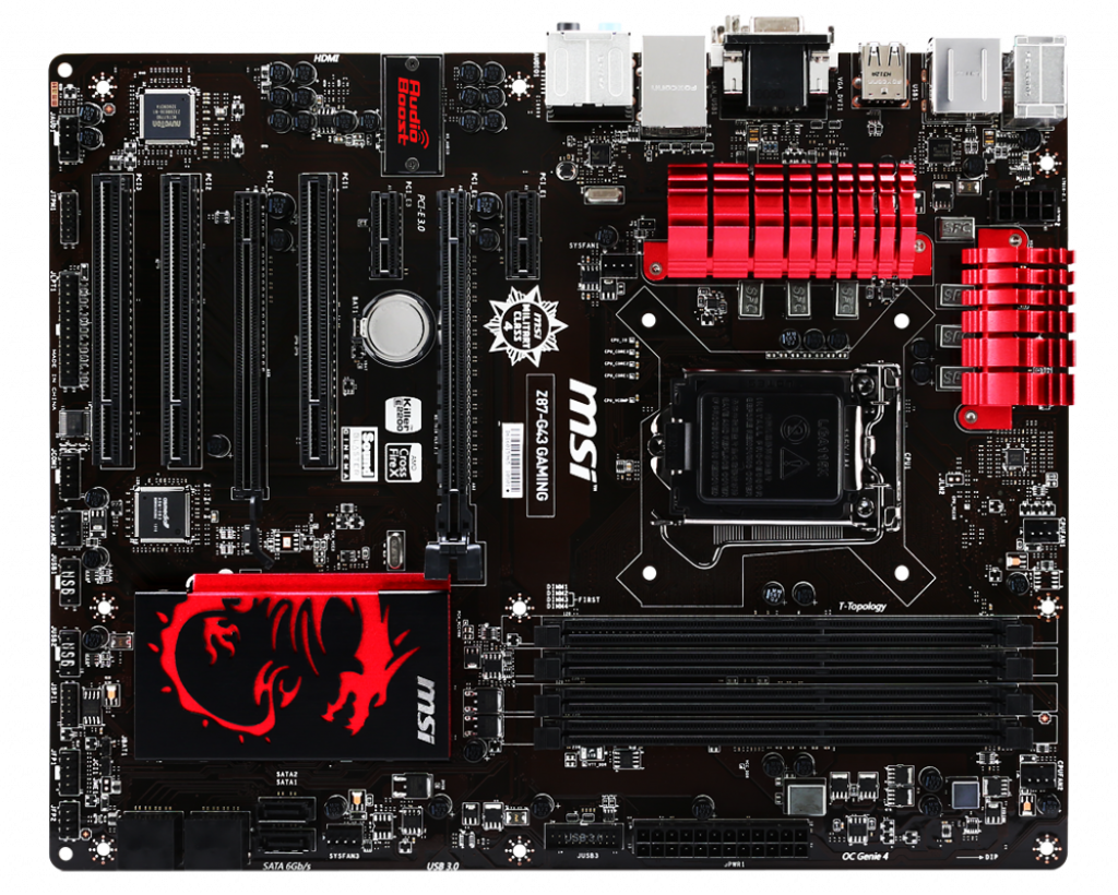 Mainboard Z87-G43 GAMING (Socket 1150, DDRAM3)