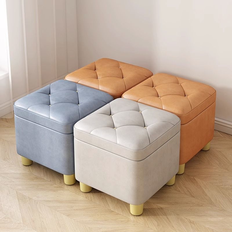 NFA tabouret Household storage receive a stool Entry shoe changing stool Rectangular stool Shoe stool Small chair and low stool