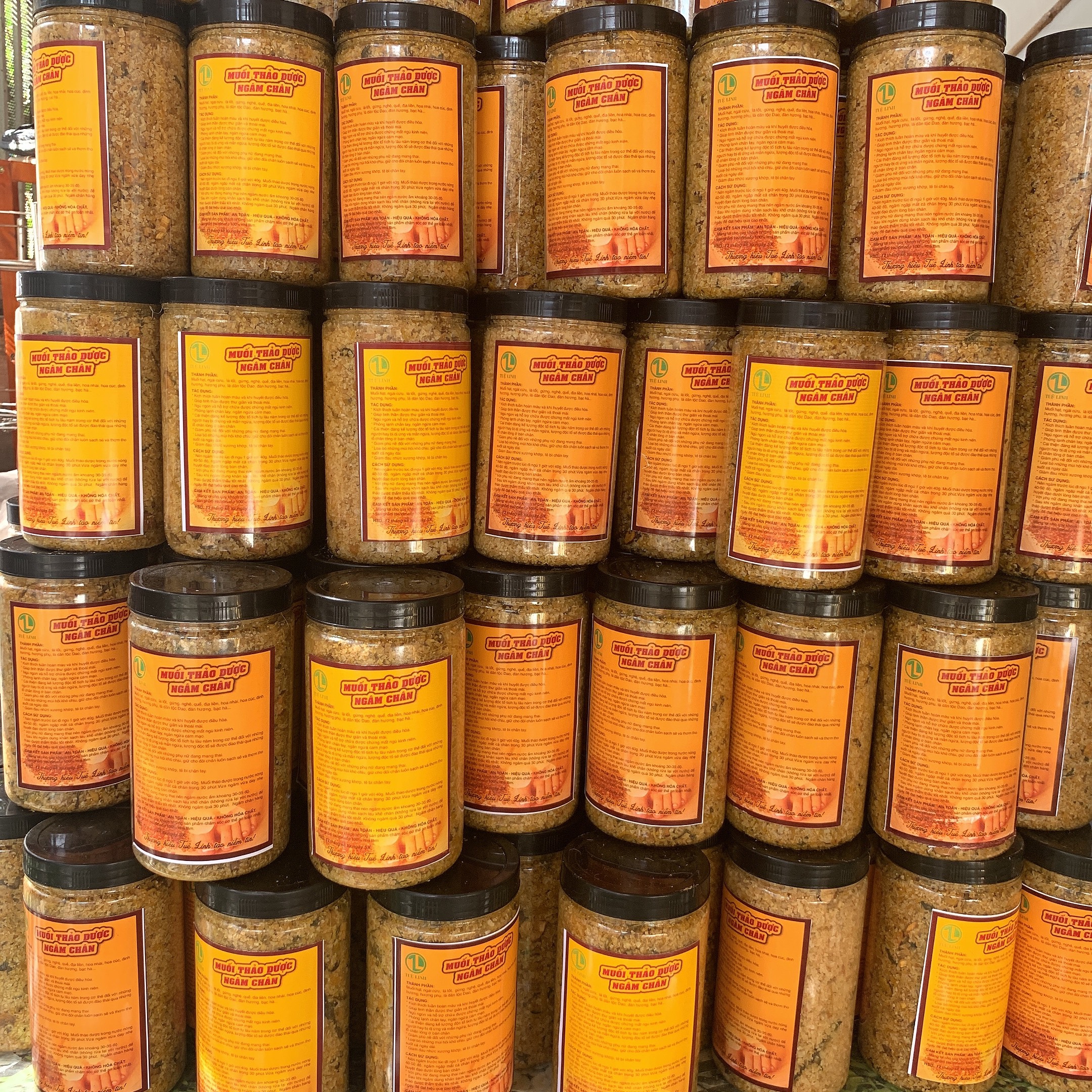 5kg muối thảo dược ngâm chân – Tuệ Linh