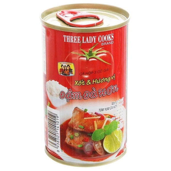 CÁ 3 CÔ GÁI NẮP GIẬT 155G (LON)