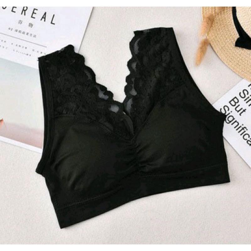 BRA Sport Berenda busa tanpa kawat import kwalitas premium