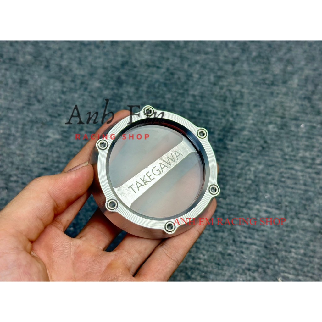 Nắp Cam CNC cho Wave Dream TAKE TRONG SUỐT