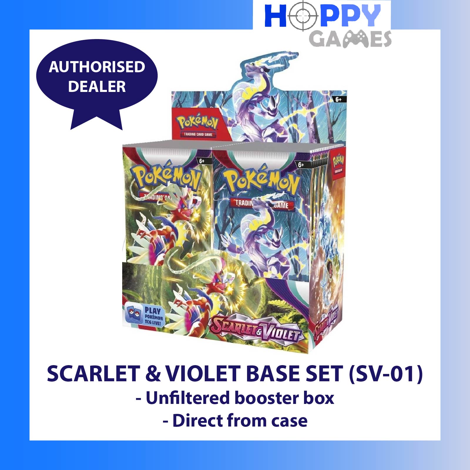 4 Random Pokemon Booster Packs - Sword & Shield Or Scarlet & Violet Cards