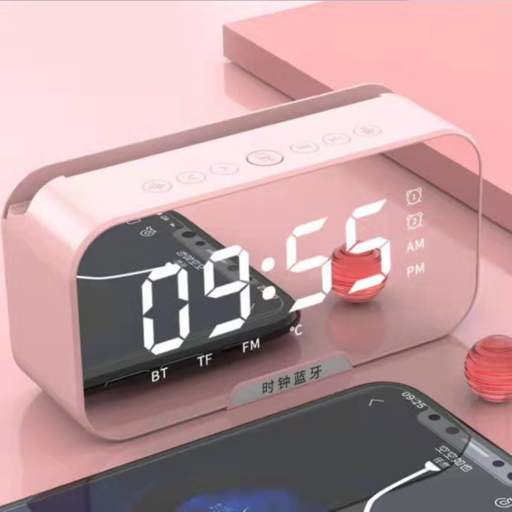 1SET Fm Radio For Xiaomi Huawei Plastic Speaker Bluetooth 5.0 Subwoofer Wireless Hands-free Sound Box Headphone Accessories