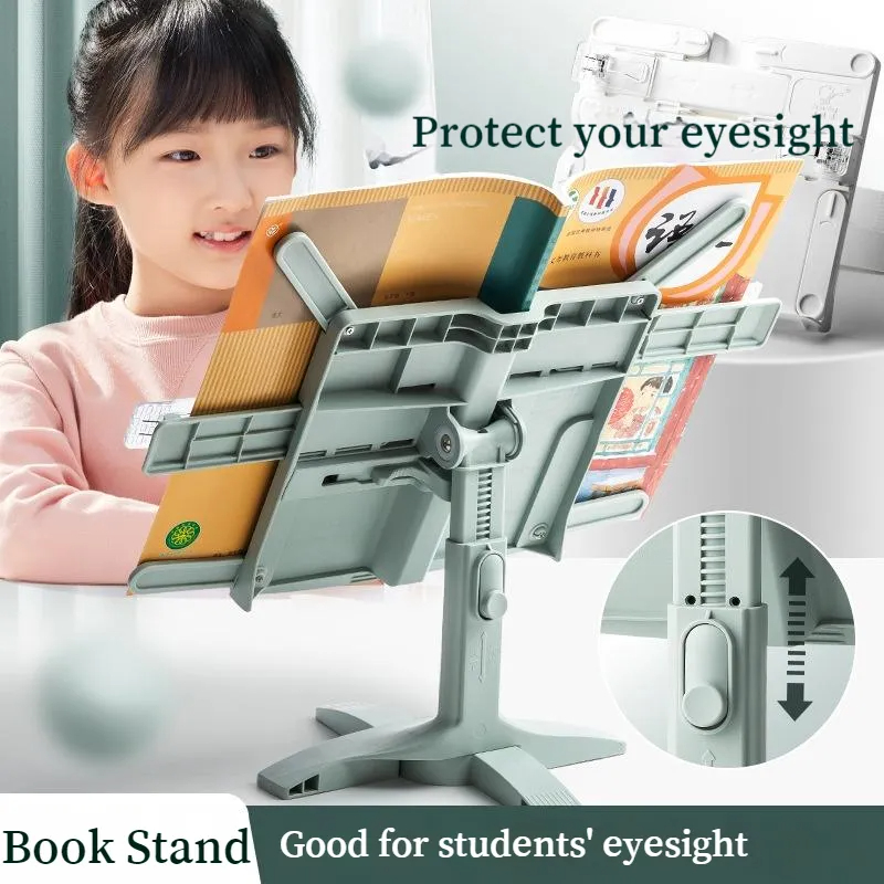 ZUOGUAN Elevating Reading Stand Children's Reading Stand Multifunctional Desktop Reading Shelf Primary School Reading Stand