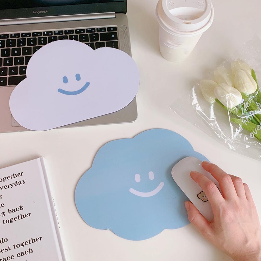 Cloud Mouse Pad Minimalist Mouse Notebook Cute Advanced Pad Mouse Female Office Home Q8I1