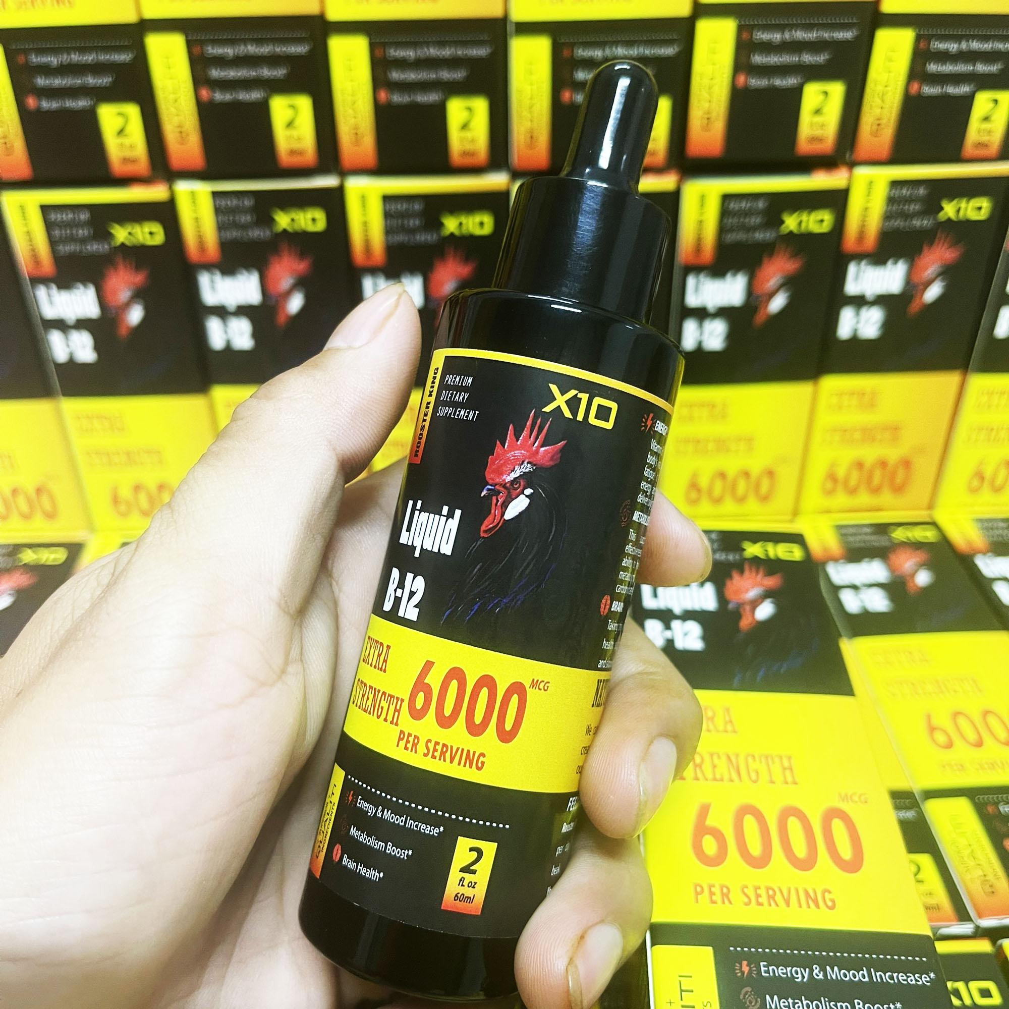 Combo Nuôi Gà Chế Độ Đá Cao Cấp  Liquid B12 6000 + Amino Complex