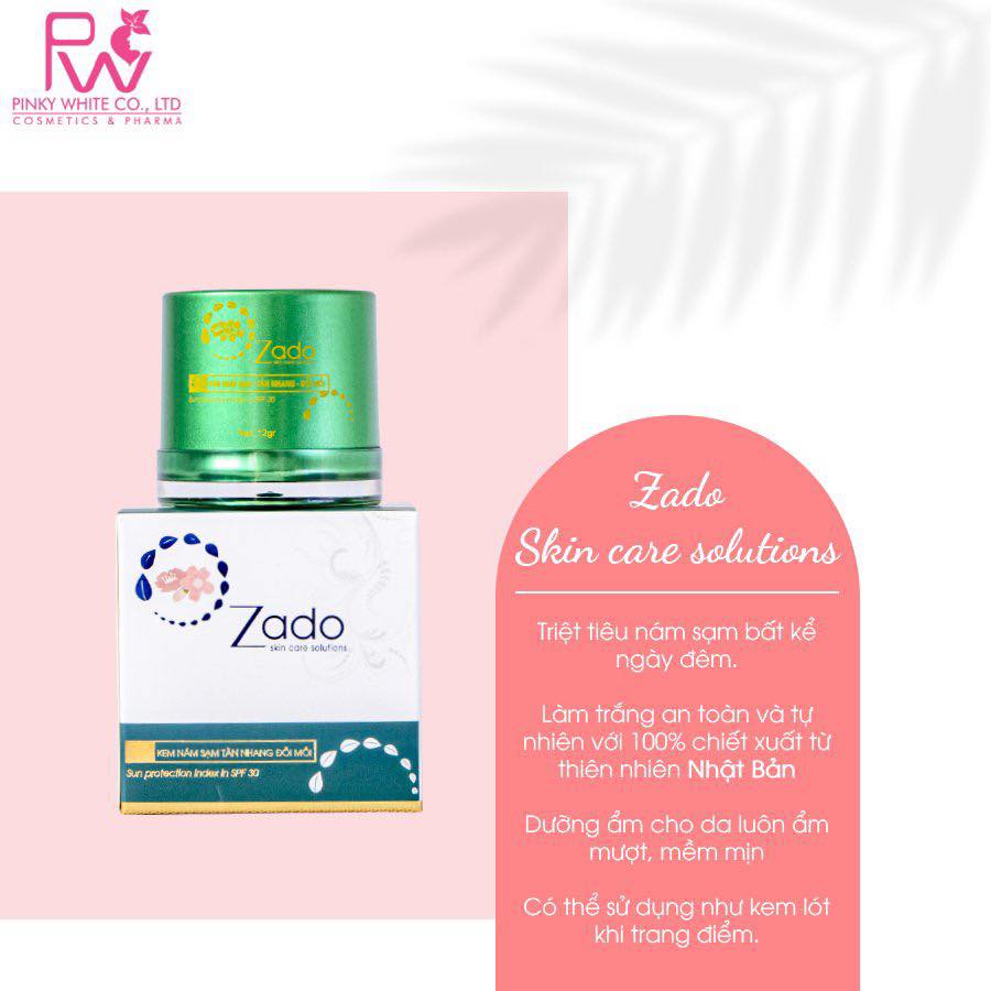 KEM NÁM SẠM TÀN NHANG ZADO-12gr
