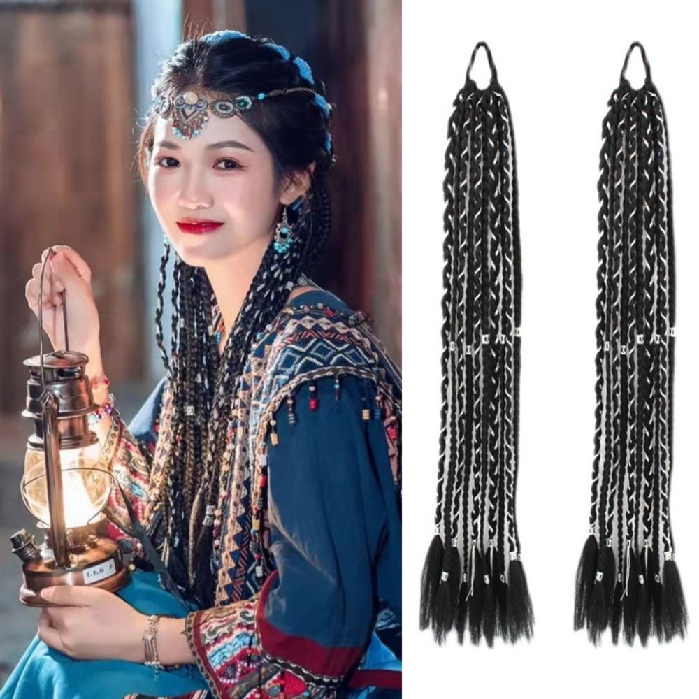 Natural%20Party%20Cute%20Tibetan%20Braid%20Wig%20Woman%20Photography%20Props%20Female%20Chinese%20Style%20Hair%20Twist%20Braid%20Wig%20National%20Style%20Ponytail%20Braid%20Synthetic%20Braid%20Ponytail%20Boxing%20Braids%20Wig%20-%20Image%203