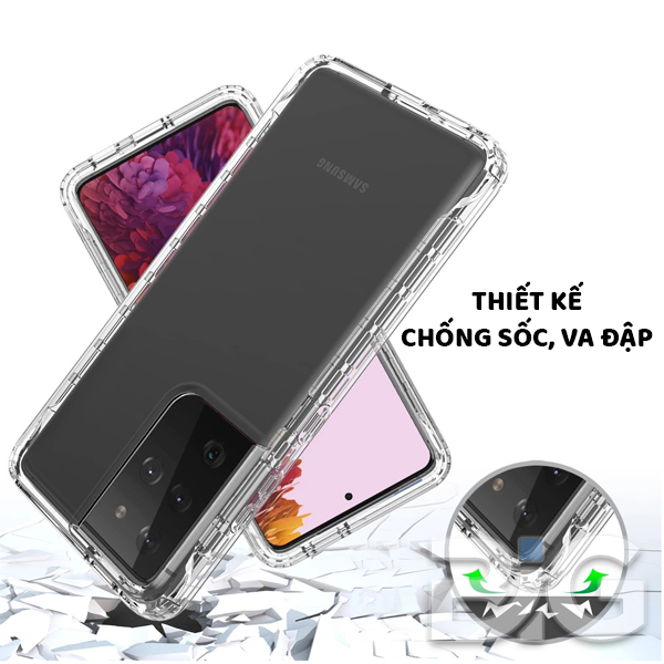( Samsung Note ) Ốp Silicon trong suốt, chống sốc, bo góc | Note 10, Note 8, Note 9, Note 20, Note 10 Lite,.....