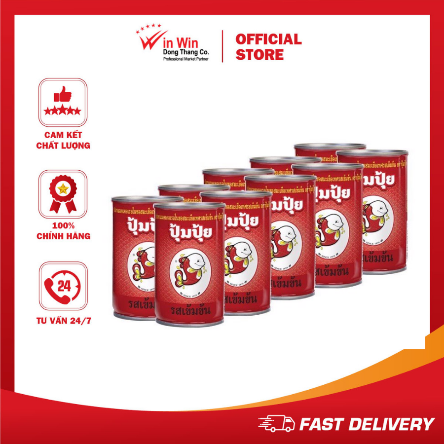 COMBO 10 Hộp Cá Sốt Cà Pompui 155g (Thái Lan) - Date 11/07/2024