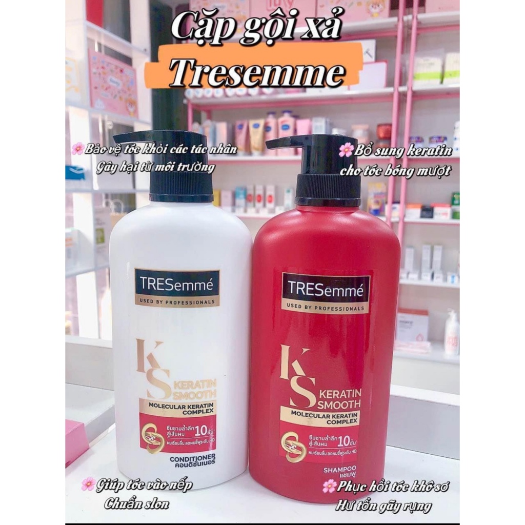 Combo 2 Chai Dầu Gội Xả Tresemme Thái Lan 400ml
