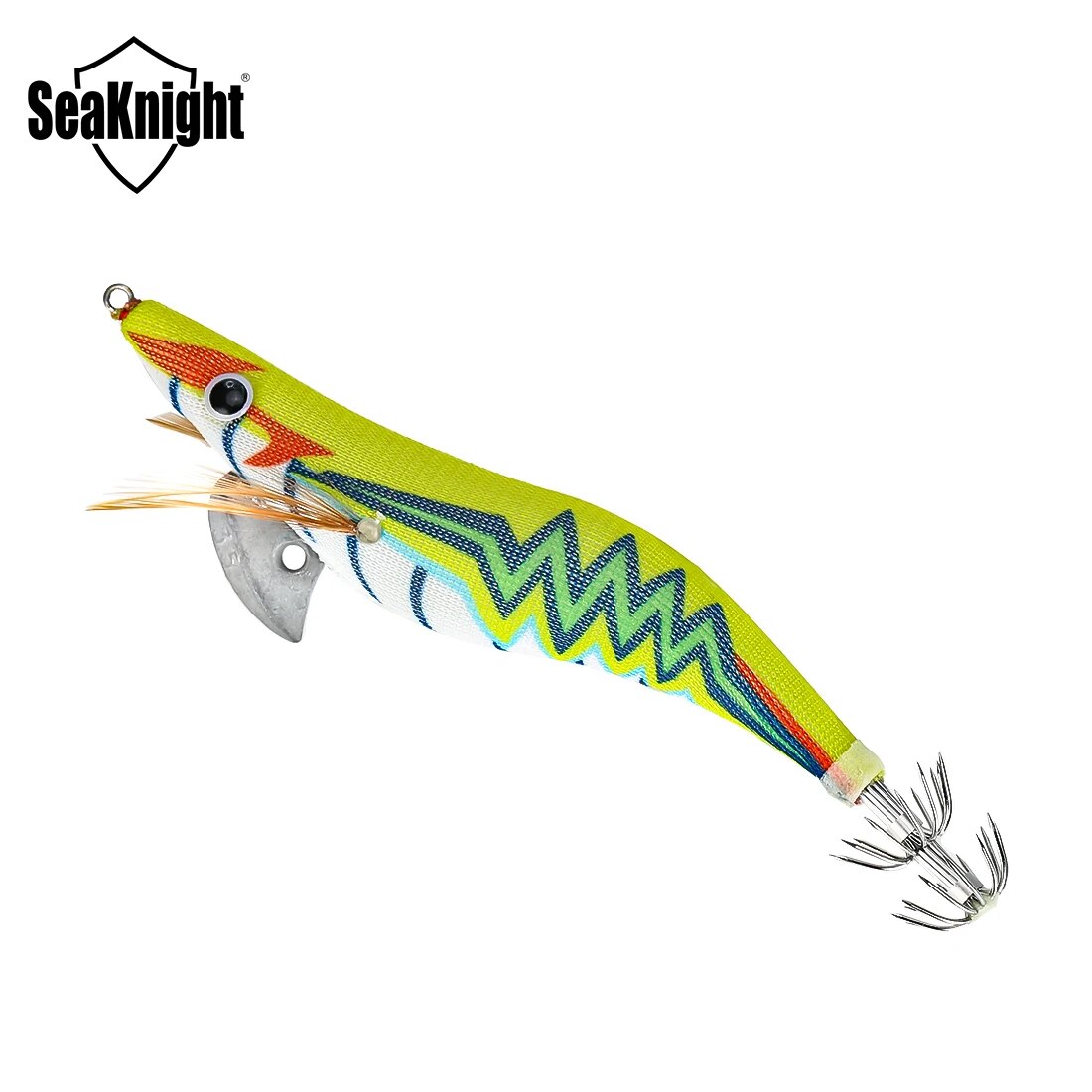 2.5# Luminous Squid Jigs 10.5CM 12.2G Hard Fishing Baits for Octopus