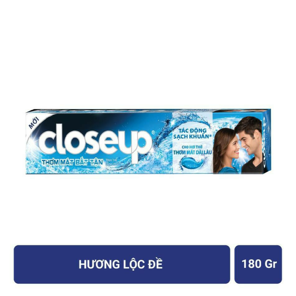 Set 2 cây Kem đánh răng Closeup Tinh thể băng tuyết hương Lộc Đề 180g